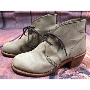 Red Wing Shoes Lillian Gray Lace-up Booties Boots Womens 5.5 B (j8m)